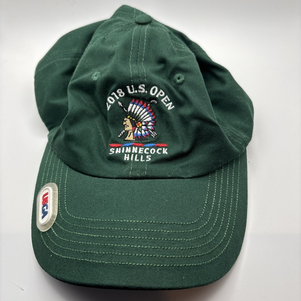 US Open Golf Hat 2018 Shinnecock Hills USGA Member Strapback Green Dad Cap